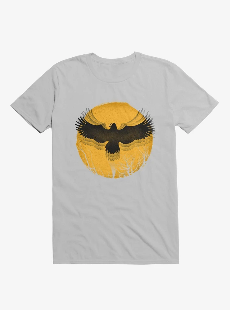 Black Bird Thunder Ice Grey T-Shirt