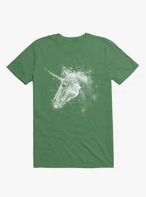 Space Constellation Unicorn Irish Green T-Shirt