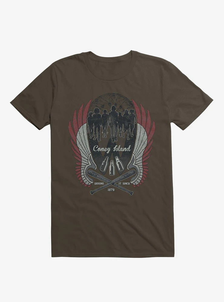 Warriors Are Home Coney Island Brown T-Shirt