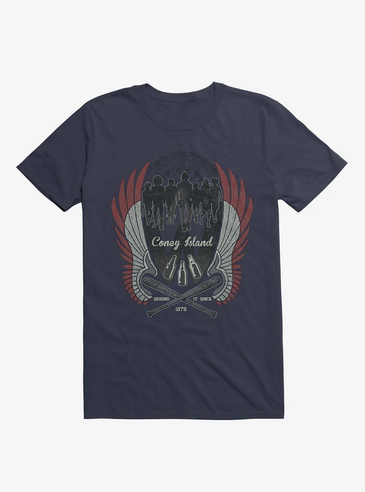 Warriors Are Home Coney Island Navy Blue T-Shirt