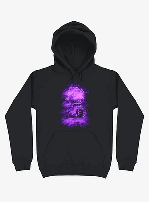 Ship Sailing Into The End Of Bright World Black Hoodie