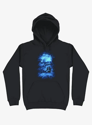 Ship Sailing To The End Of Bright World Black Hoodie
