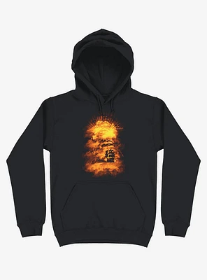 Ship Sailing To The End Of World Black Hoodie