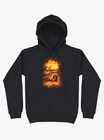 Ship Sailing To The End Of World Black Hoodie