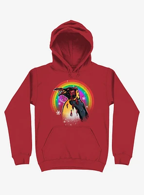 Zombie Blood Rainbow Penguin Hoodie