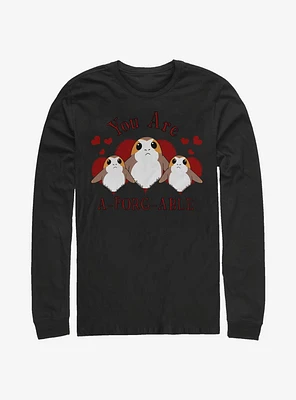 Star Wars Episode VIII The Last Jedi A-Porg-Able Long-Sleeve T-Shirt
