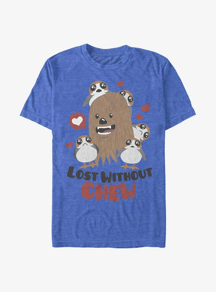 Star Wars Episode VIII The Last Jedi Lost Without Chew T-Shirt