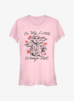 Star Wars The Mandalorian Be My Womp Rat Girls T-Shirt