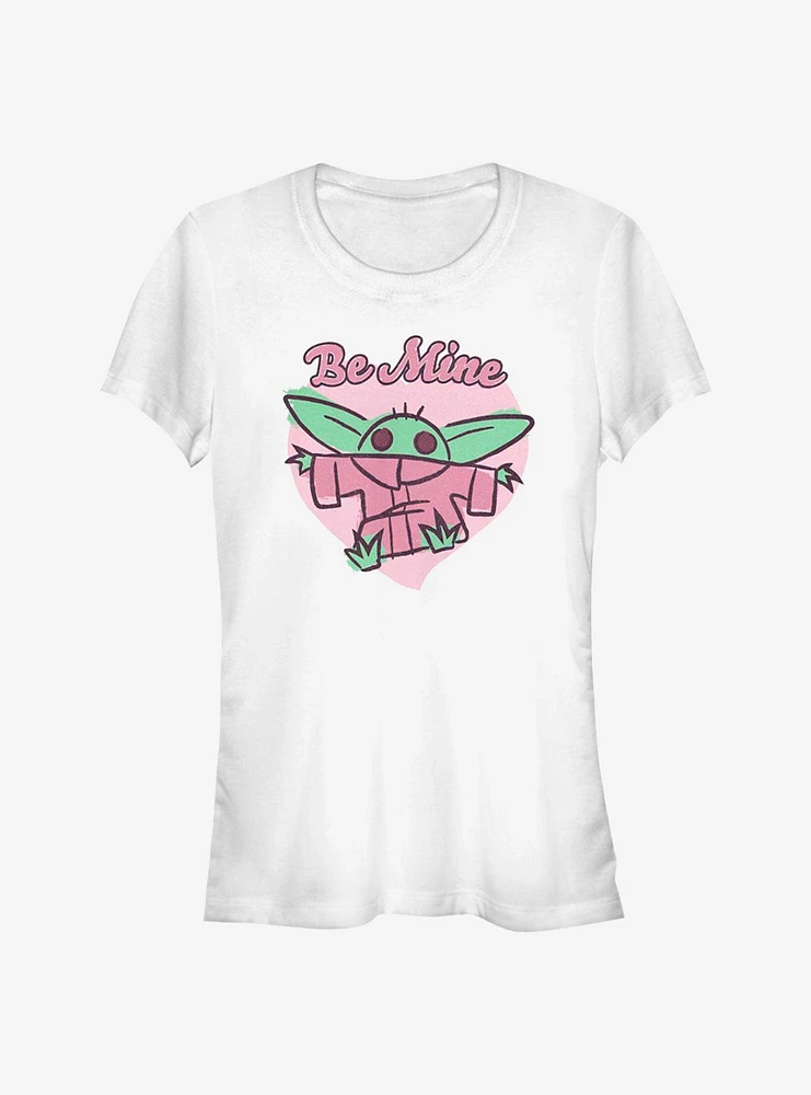 Star Wars The Mandalorian Be Mine Child Girls T-Shirt