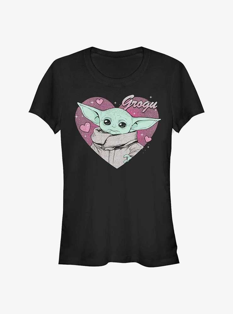 Star Wars The Mandalorian Child Valentine Girls T-Shirt