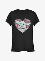 Star Wars The Mandalorian Child Valentine Girls T-Shirt