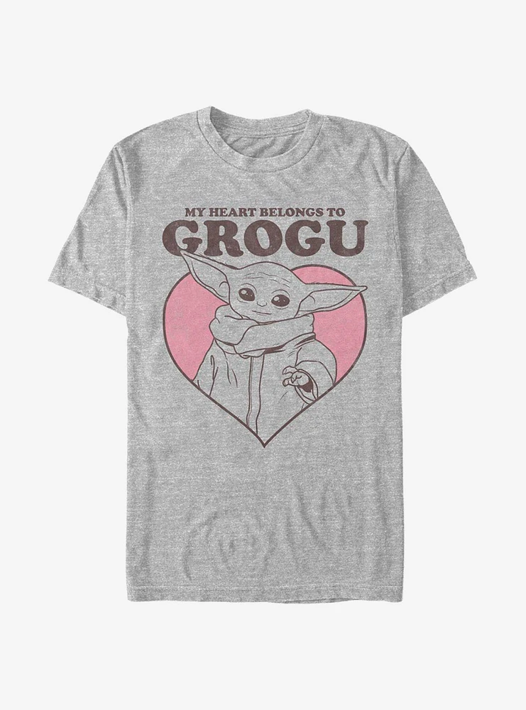 Star Wars The Mandalorian My Heart Belongss To Grogu T-Shirt