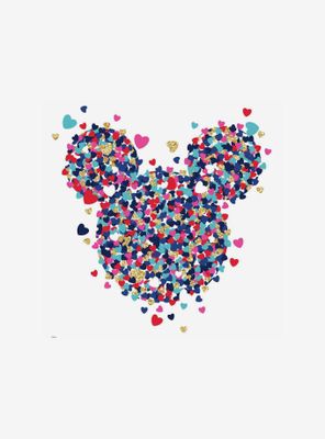 Disney Minnie Mouse Heart Confetti Peel & Stick Giant Wall Decals