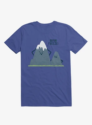 Brain Freeze! Mount Everest Royal Blue T-Shirt
