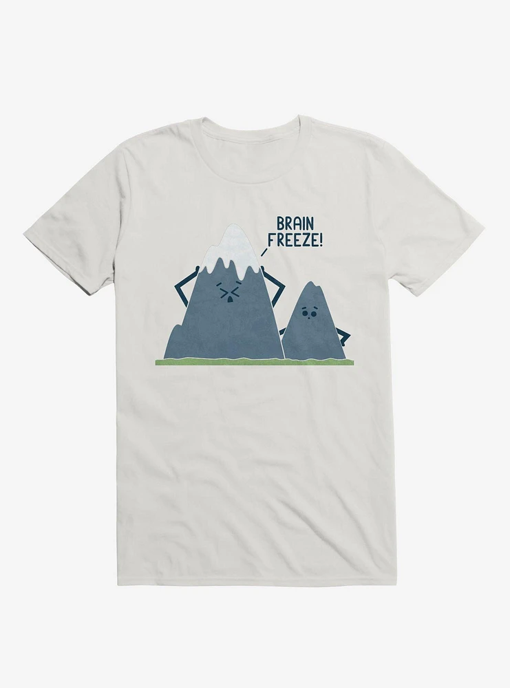 Brain Freeze! Mount Everest White T-Shirt