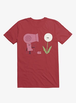 Forbidden Love Hair Dryer And Dandelion T-Shirt