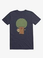 Happy Tree Painter Navy Blue T-Shirt