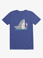 Ice Cream Shark Royal Blue T-Shirt