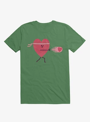 Power Of Love Heart Irish Green T-Shirt