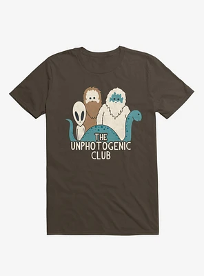 The Unphotogenic Club Mythical Creatures Brown T-Shirt