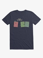 Aaah! The Unread! Running Books Navy Blue T-Shirt