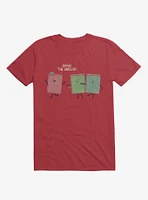 Aaah! The Unread! Running Books Red T-Shirt