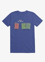 Aaah! The Unread! Running Books Royal Blue T-Shirt