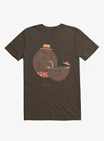 Coconut Cannibal Brown T-Shirt