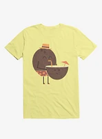 Coconut Cannibal Corn Silk Yellow T-Shirt