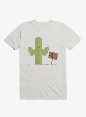 Cactus Free Shrugs White T-Shirt