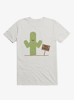 Cactus Free Shrugs White T-Shirt