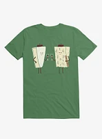 Frencheeses Cheeses Drinking Wine Irish Green T-Shirt