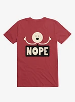 Thumbs Up Face Nope Sign T-Shirt