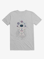 Astronaut Space Juggler Ice Grey T-Shirt