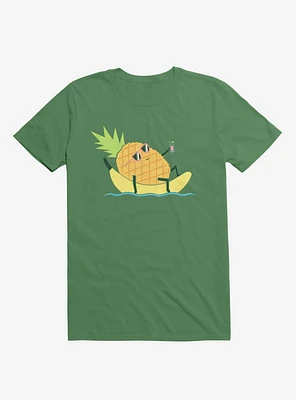 Summer Pineapple Chilling Irish Green T-Shirt