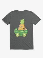 Summer Pineapple Driving Charcoal Grey T-Shirt