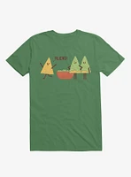 Aliens! Chip Guacamole Dip Irish Green T-Shirt