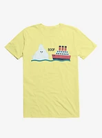 Iceberg Boop Ship Corn Silk Yellow T-Shirt