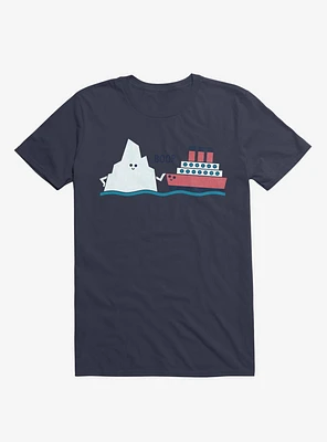 Iceberg Boop Ship Navy Blue T-Shirt