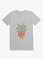 Hang There House Plant Ice Grey T-Shirt