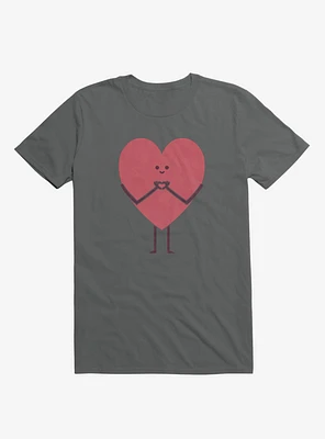 Heart Making Hands Charcoal Grey T-Shirt