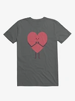 Heart Making Hands Charcoal Grey T-Shirt