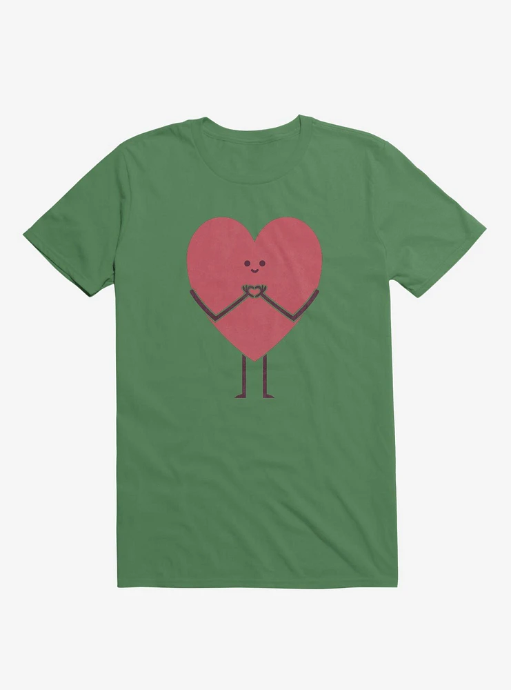 Heart Making Hands Irish Green T-Shirt