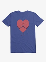 Heart Making Hands Royal Blue T-Shirt