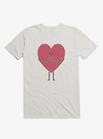 Heart Making Hands White T-Shirt