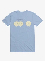 An Introvert... Speech And Thought Bubbles Light Blue T-Shirt