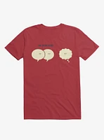 An Introvert... Speech And Thought Bubbles T-Shirt