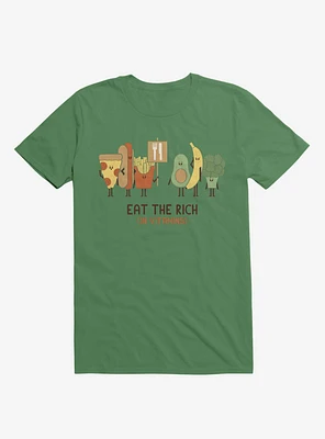 Eat The Rich (In Vitamins) Food Irish Green T-Shirt