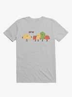 Taco Hop In! Fixings Ice Grey T-Shirt