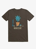 Indoor Comfy Plant Brown T-Shirt